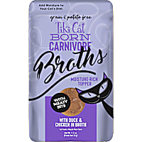 Tiki Cat Savory Broth with Meaty Bits Duck And Chicken Flavored Cat Treats