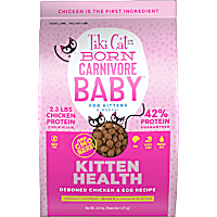 Tiki Cat Born Carnivore Baby Kitten Health Deboned Chicken & Egg Dry Cat Food