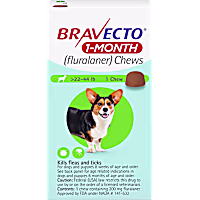 Bravecto 1-Month Chews for Dogs 22-44lbs
