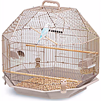 You & Me Parakeet Octagon Cage with Stand