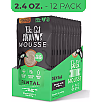 Tiki Cat Solutions Mousse, Dental, Chicken Recipe in Broth Cat Food