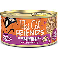 Tiki Cat Friends Chicken, Pumpkin & Duck Cat Food