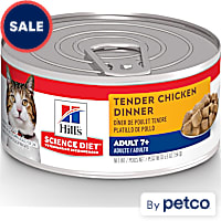 Hill's Science Diet Senior 7+ Tender Chicken Dinner Canned Wet Cat Food