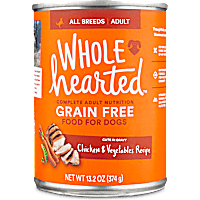 WholeHearted Grain Free Adult Chicken and Vegetable Recipe Wet Dog Food