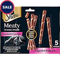 Sheba Meaty Tender Sticks Cat Treats With Salmon Flavor