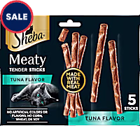 Sheba Meaty Tender Sticks Soft Cat Treats Tuna Flavor