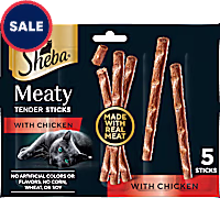 Sheba Meaty Tender Sticks Soft Cat Treats With Chicken