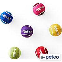 Petco Jumbo Tennis Ball Dog Toy in Assorted Colors