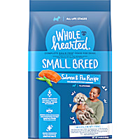 WholeHearted Grain Free Small Breed Salmon and Pea Recipe Dry Dog Food for All Life Stages
