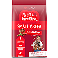 WholeHearted Grain Free Small-Breed Beef and Pea Recipe Adult Dry Dog Food