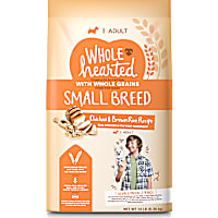 WholeHearted Adult Small-Breed Chicken & Brown Rice Recipe with Whole Grains Dry Dog Food