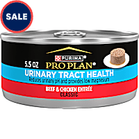 Purina Pro Plan Urinary Tract Health Beef and Chicken Entree Classic Cat Food