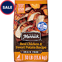 Merrick Premium Wholesome Natural Kibble with Real Chicken and Sweet Potato Grain Free Dry Adult Dog Food