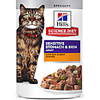 Hill's Science Diet Adult Sensitive Stomach & Sensitive Skin Chicken & Beef Cat Food