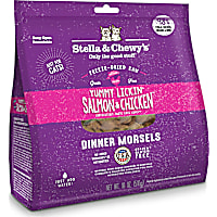 Stella & Chewy's Freeze-Dried Raw Dinner Morsels Protein Rich Yummy Lickin' Salmon & Chicken Recipe Dry Cat Food