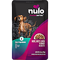 Nulo MedalSeries Beef, Beef Liver & Kale in Broth Wet Dog Food Toppers