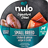 Nulo Signature Stews Chicken & Salmon in Broth Small Breed Wet Dog Food