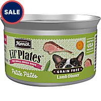 Merrick Lil' Plates Petite Pates Premium Grain Free Natural and Soft Lamb Dinner Small Wet Dog Food
