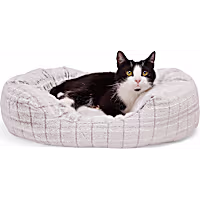 EveryYay Large Faux Fur Spec Cat Bed