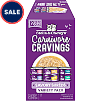 Stella & Chewy's Carnivore Cravings Savory Shreds Canned Variety Pack Cat Food