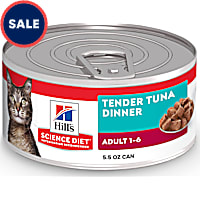 Hill's Science Diet Adult Tender Tuna Dinner Canned Wet Cat Food