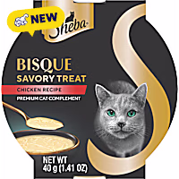 Sheba Selections Bisques Chicken Recipe Lickable Cat Treats & Cat Food Toppers