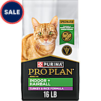 Purina Pro Plan Focus Indoor Care Turkey & Rice Formula Adult Dry Cat Food