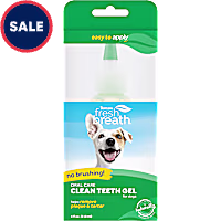 TropiClean Fresh Breath Oral Care Clean Teeth Gel for Dogs