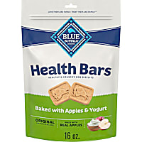 Blue Buffalo Health Bars Oven-Baked with Natural Ingredients Apples & Yogurt Crunchy Dog Biscuits