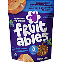Fruitables Pumpkin & Blueberry Flavor Baked Deliciously Health Dog Treats