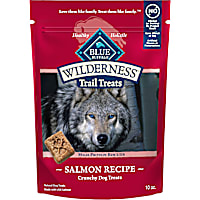 Blue Buffalo Wilderness Trail Treats High Protein Grain Free Salmon Recipe Dog Biscuits Crunchy Dog Treats
