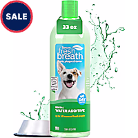 TropiClean Fresh Breath Dental Water Additive for Dogs