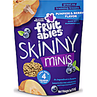 Fruitables Skinny Minis Pumkin & Berry Flavor Soft Deliciously Healthy Dog Treats