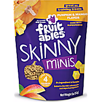 Fruitables Skinny Minis Pumpkin & Mango Flavor Soft Deliciously Healthy Dog Treats