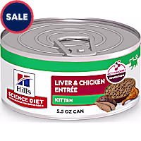 Hill's Science Diet Liver & Chicken Entree Kitten Canned Cat Food