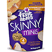 Fruitables Skinny Minis Rotisserie Chicken Soft & Chewy Dog Treats