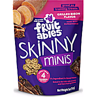 Fruitables Skinny Minis Bison Soft & Chewy Dog Treats