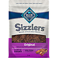 Blue Buffalo Sizzlers Bacon-Style with Real USA Pork, Original Flavor Dog Treats