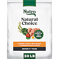Nutro Natural Choice Chicken & Brown Rice Recipe Senior Dog Food