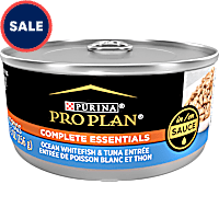 Purina Pro Plan Complete Essentials High Protein Ocean Whitefish & Tuna Entree in Sauce Wet Cat Food