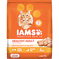 IAMS ProActive Health Adult Healthy Dry Cat Food with Chicken Cat Kibble