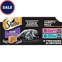 Sheba Perfect Portions Multipack Delicate Salmon and Tender Whitefish & Tuna Entrees Wet Cat Food