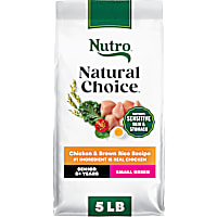 Nutro Natural Choice Chicken & Brown Rice Recipe Small Breed Senior Dog Food