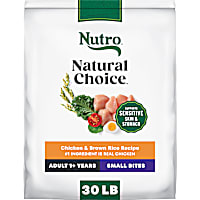 Nutro Natural Choice Chicken and Brown Rice Recipe Small Bites Adult Dry Dog Food