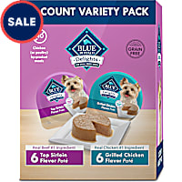 Blue Buffalo Delights Small Breed Natural Wet Dog Food Chicken Variety Pack