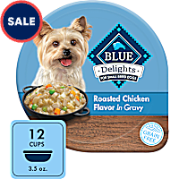 Blue Buffalo Delights Rotisserie Chicken Flavor in Gravy Small Breed Natural Wet Dog Food