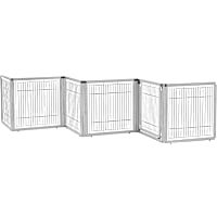 Richell Convertible Elite White Pet Gate 6 Panel