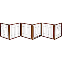 Richell Convertible Elite Pet Gate 6-Panel in Autumn Matte