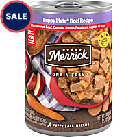 Merrick Grain Free Puppy Plate Beef Recipe Wet Puppy Food