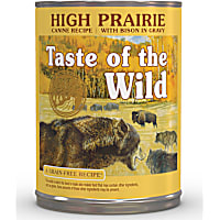 Taste of the Wild High Prairie Grain-Free Canine Recipe Wet Canned Dog Food with Bison in Gravy